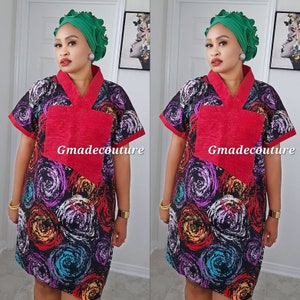 Ankara patches hot sale gown
