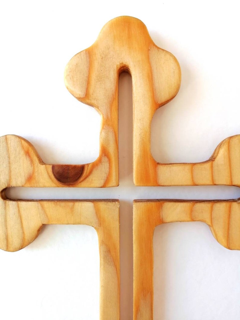 Orthodox Wooden Wall Cross Fir Tree Wood Crucifix Gift for Etsy