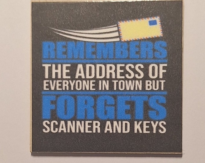 Postal worker, usps, letter carrier magnet