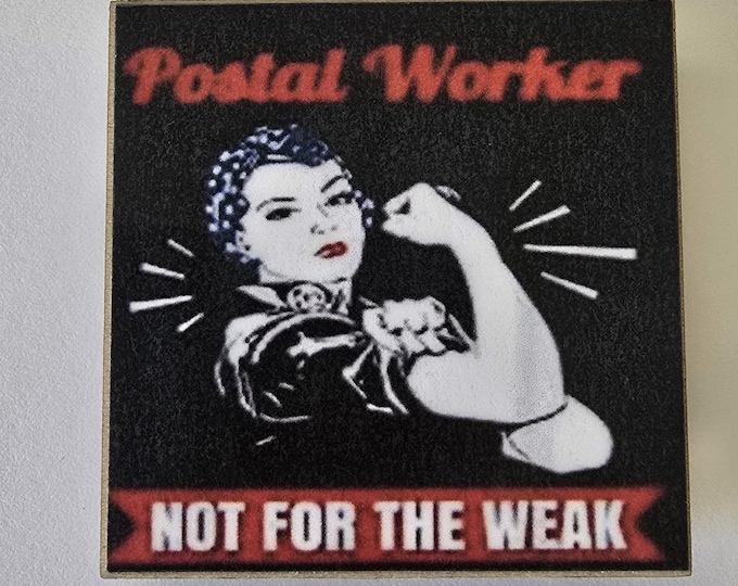 letter carrier rural carrier, clerk usps fridge magnet