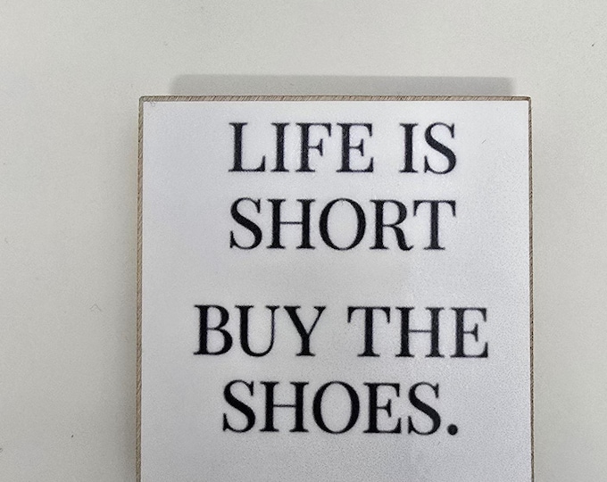 Positive inspirational fridge magnet