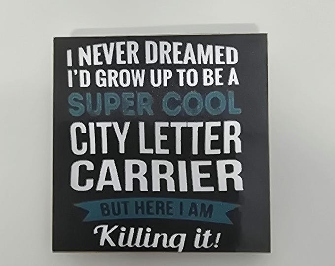 Postal worker, usps, letter carrier rural carrier magnet