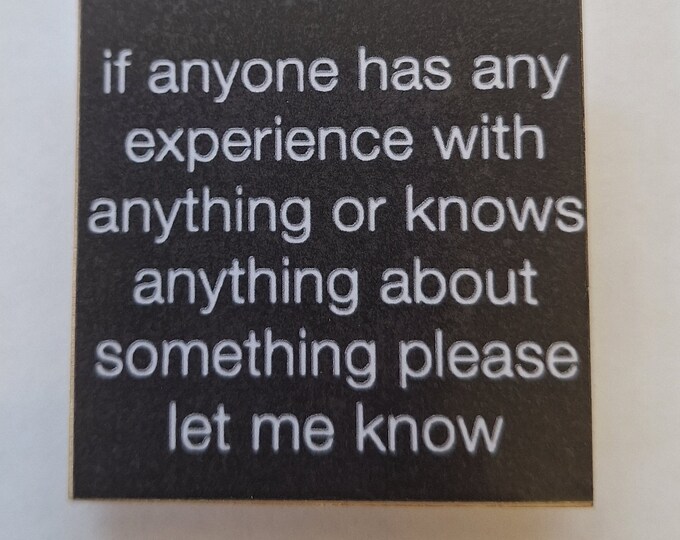 sarcastic fridge magnet