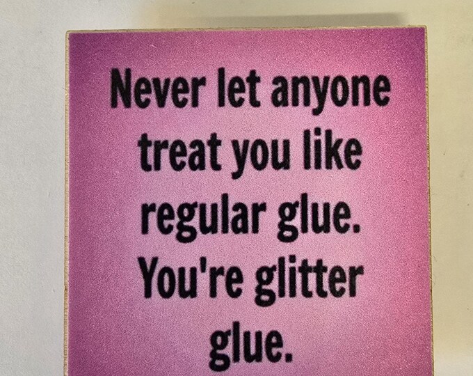 Inspirational fridge magnet