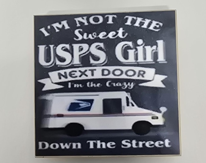 Postal worker, usps, letter carrier magnet