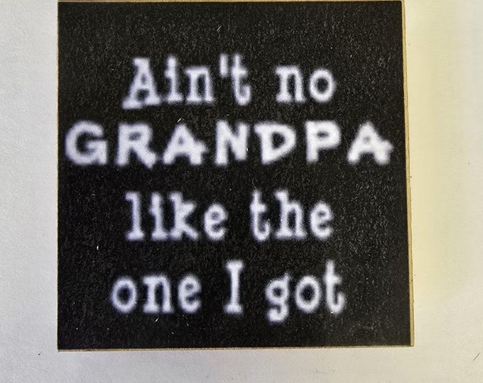 Grandpa, papa poppi magnet