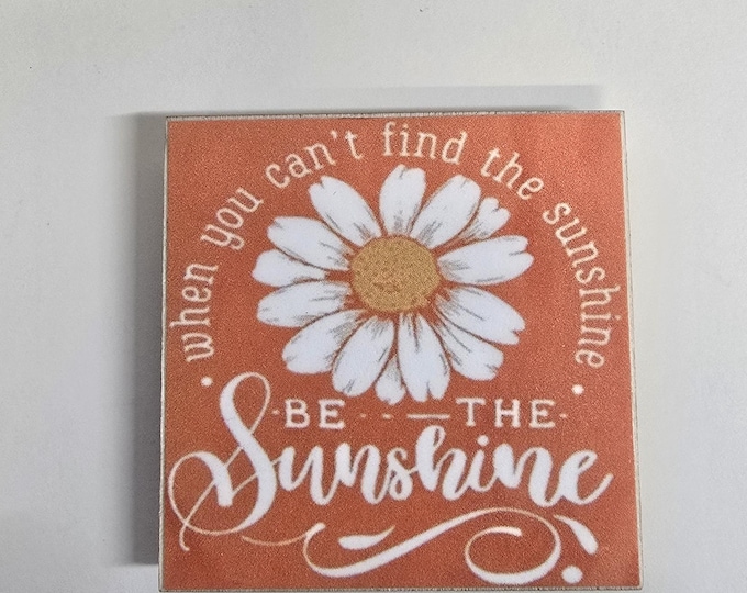 Inspirational fridge magnet