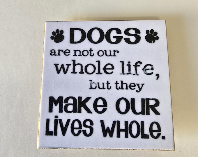 Sarcastic dog fridge magnet