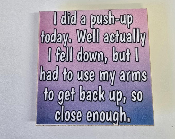 Funny sarcastic fridge magnet