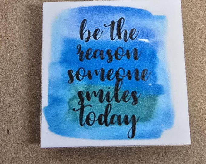 Inspirational fridge magnet