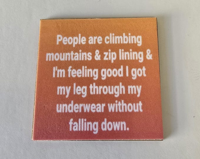 Funny sarcastic fridge magnet