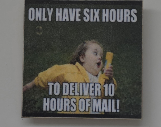 Postal worker, usps, letter carrier magnet