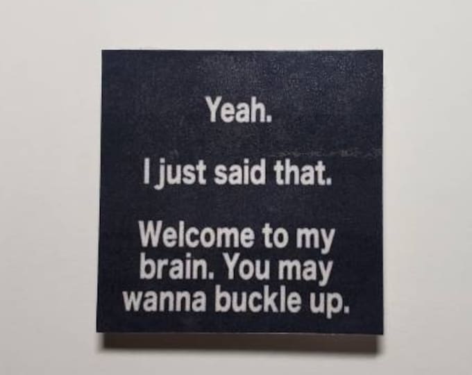 Sarcastic funny fridge magnet