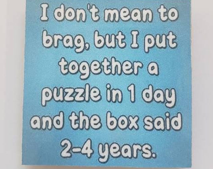 Sarcastic funny fridge magnet