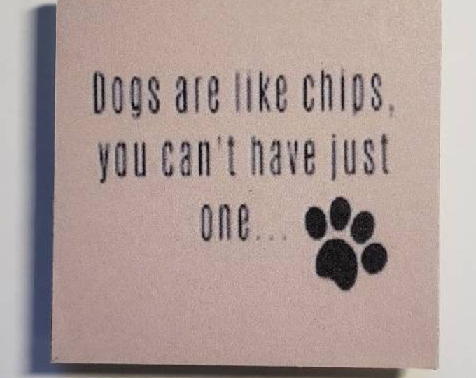 Dog fridge magnet