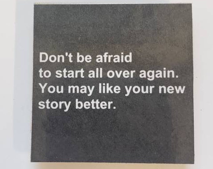 Inspirational fridge magnet