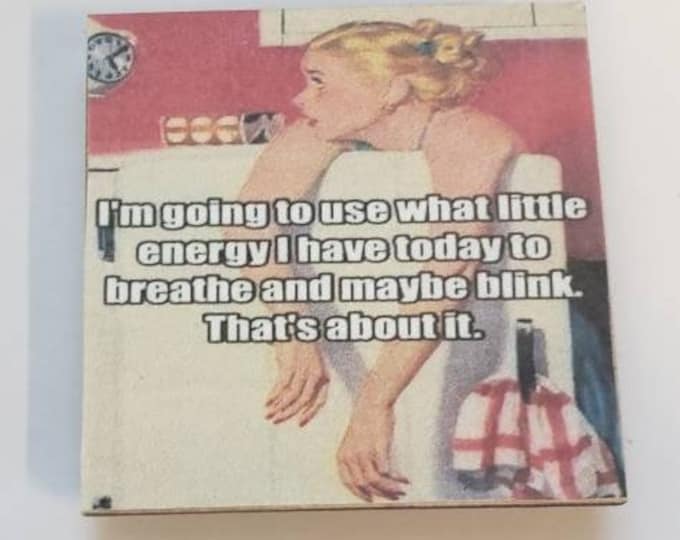 Sarcastic funny fridge magnet