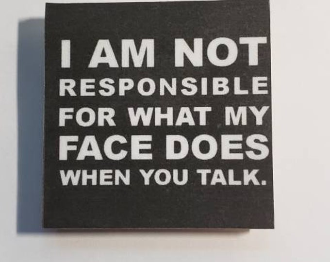 Sarcastic funny fridge magnet