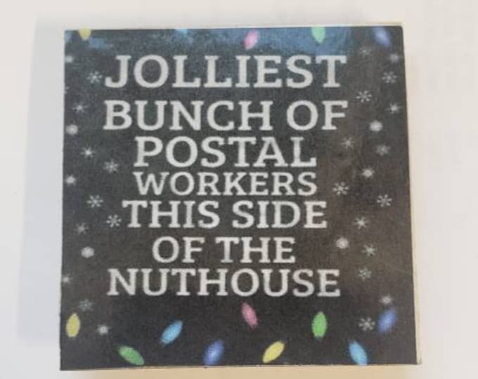 Postal worker, usps, letter carrier magnet