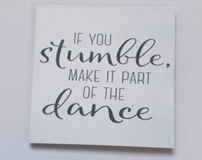 Inspirational fridge magnet