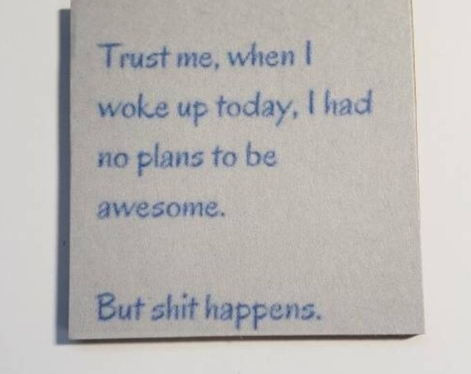 Sarcastic fridge magnet