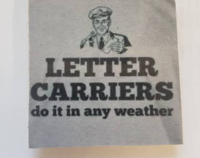 Letter carrier usps fridge magnet