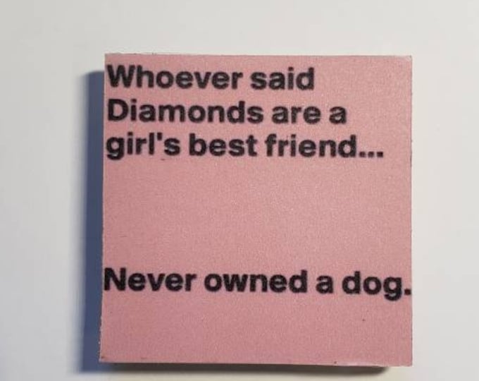 Positive inspirational fridge magnet