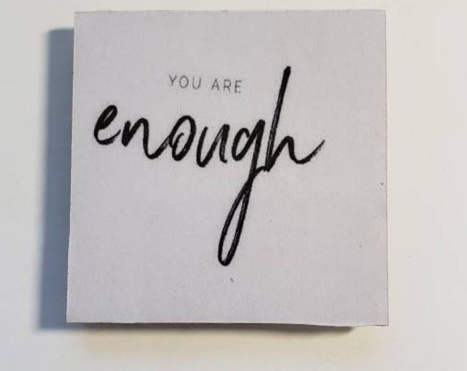 Positive inspirational fridge magnet