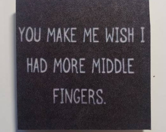 Sarcastic funny fridge magnet