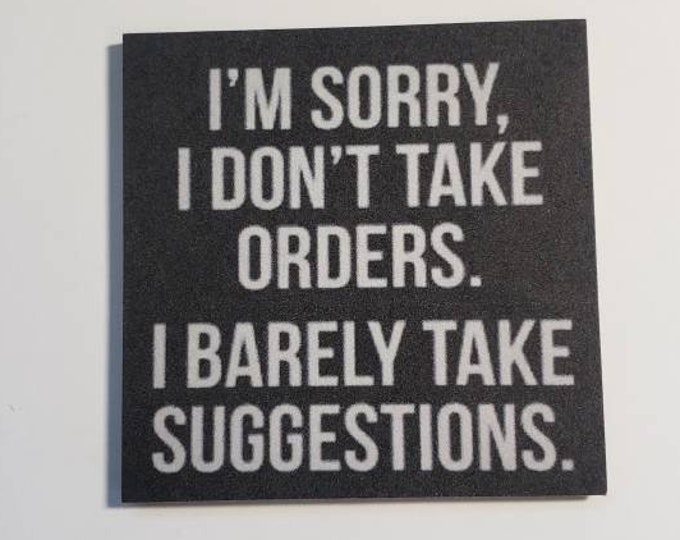 Sarcastic fridge magnet