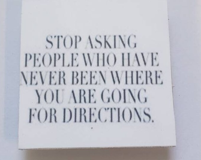 Sarcastic funny fridge magnet