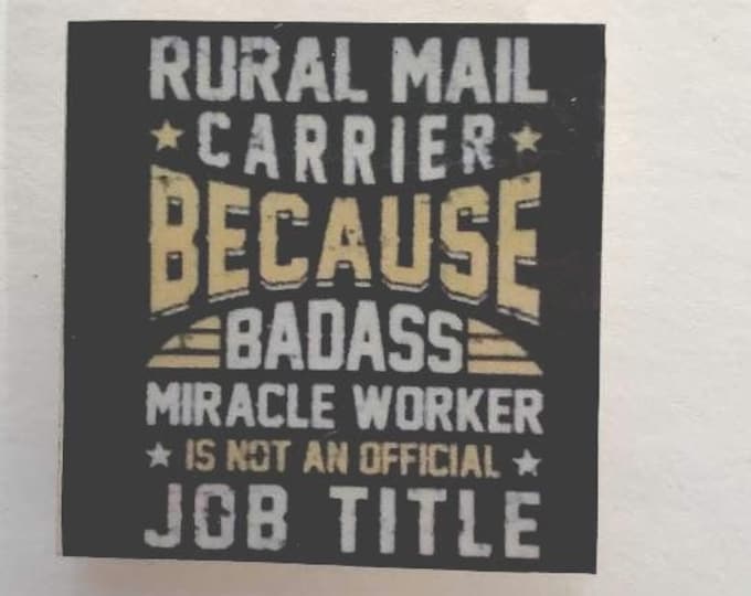 Letter carrier, rural carrier, usps , postal carrier magnet