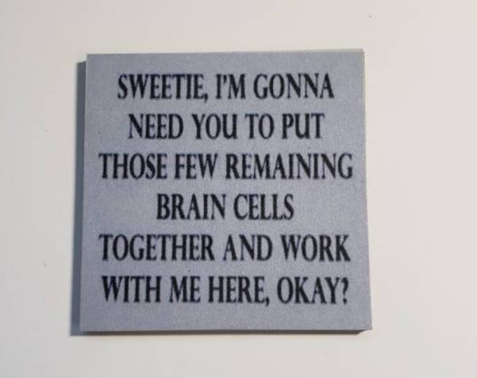 Sarcastic fridge magnet