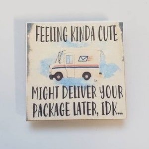 Postal worker, usps, letter carrier magnet