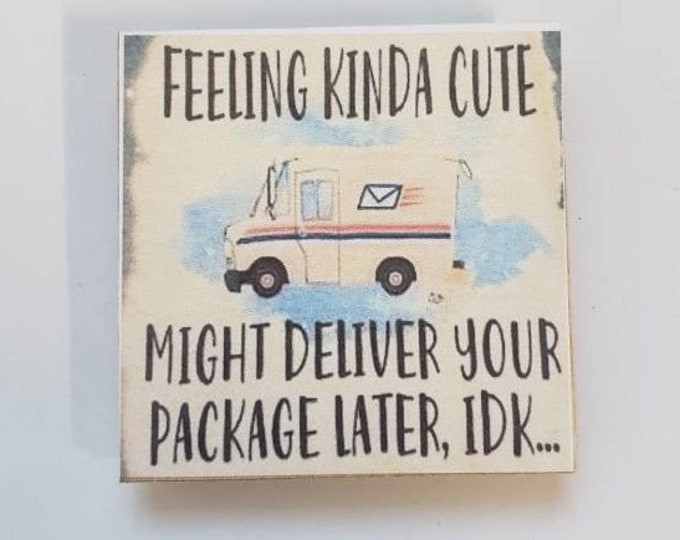 Postal worker, usps, letter carrier magnet