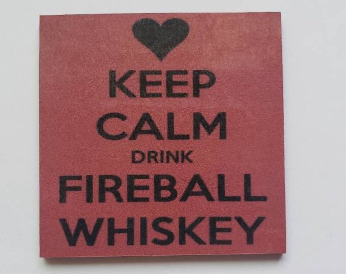 Sarcastic alcohol fridge magnet