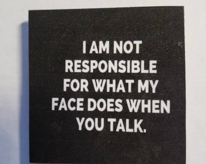 Sarcastic fridge magnet