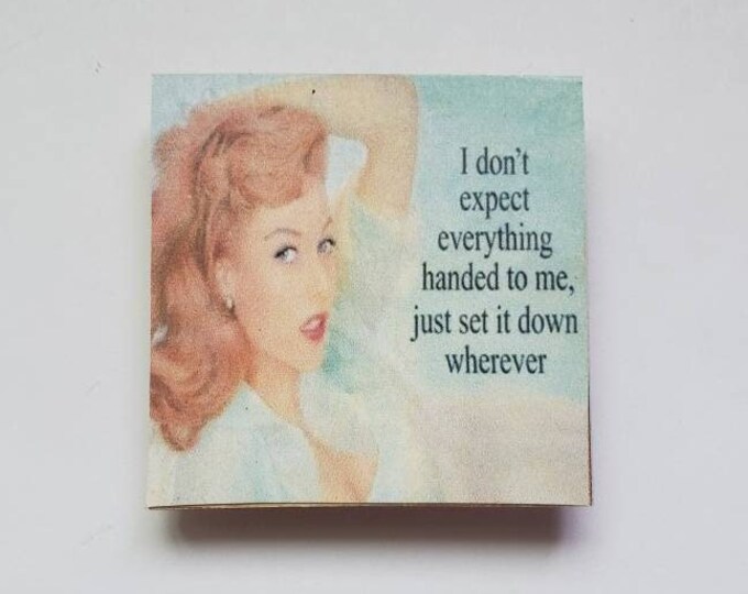 Sarcastic funny fridge magnet