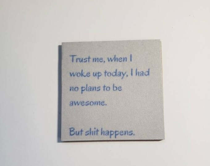 Sarcastic fridge magnet