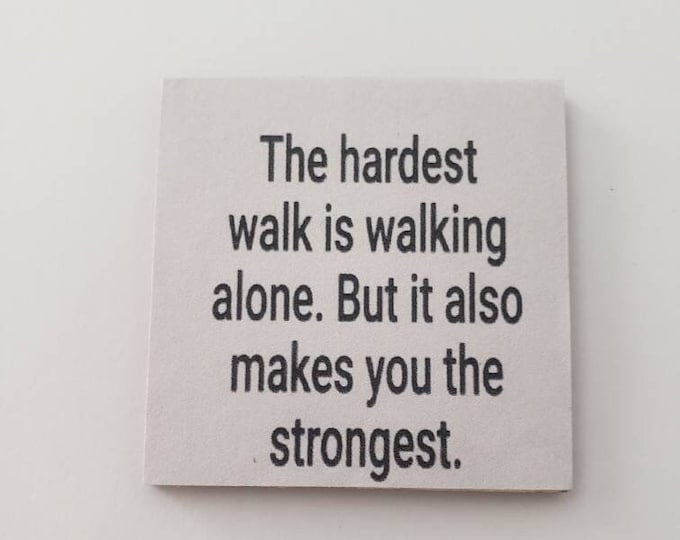 Inspirational positive fridge magnet
