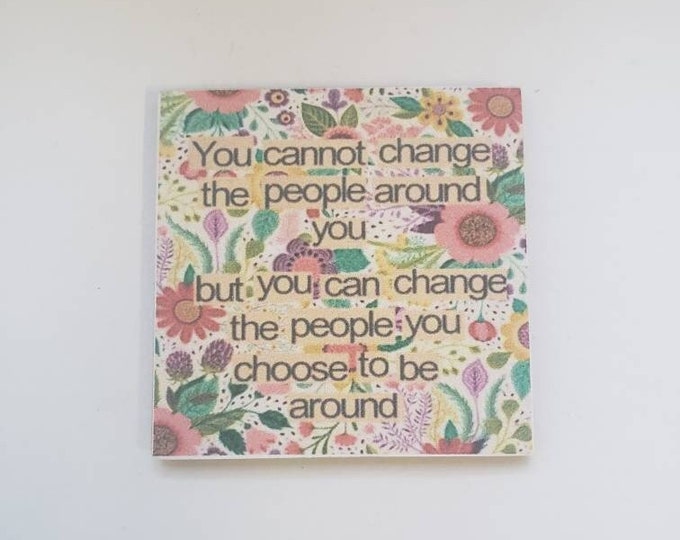 Inspirational fridge magnet