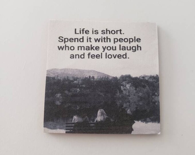 Inspirational positive fridge magnet