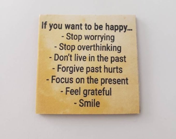 Inspirational positive fridge magnet