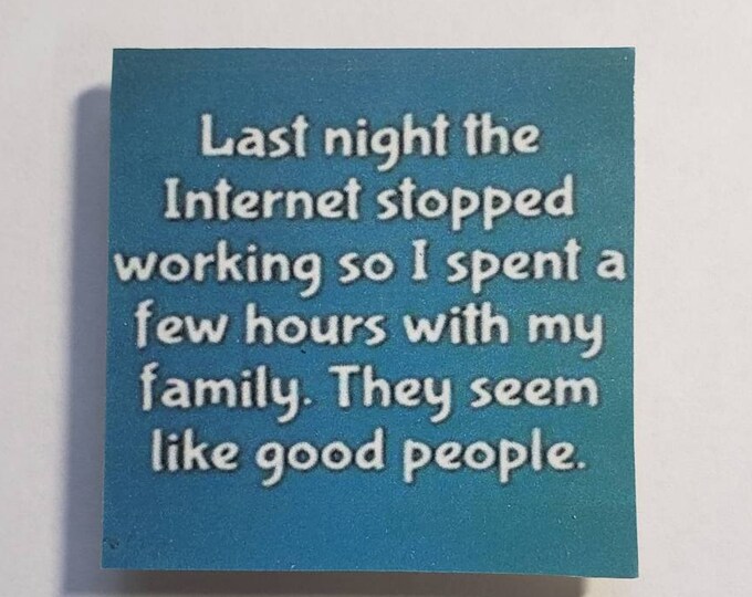 Sarcastic fridge magnet
