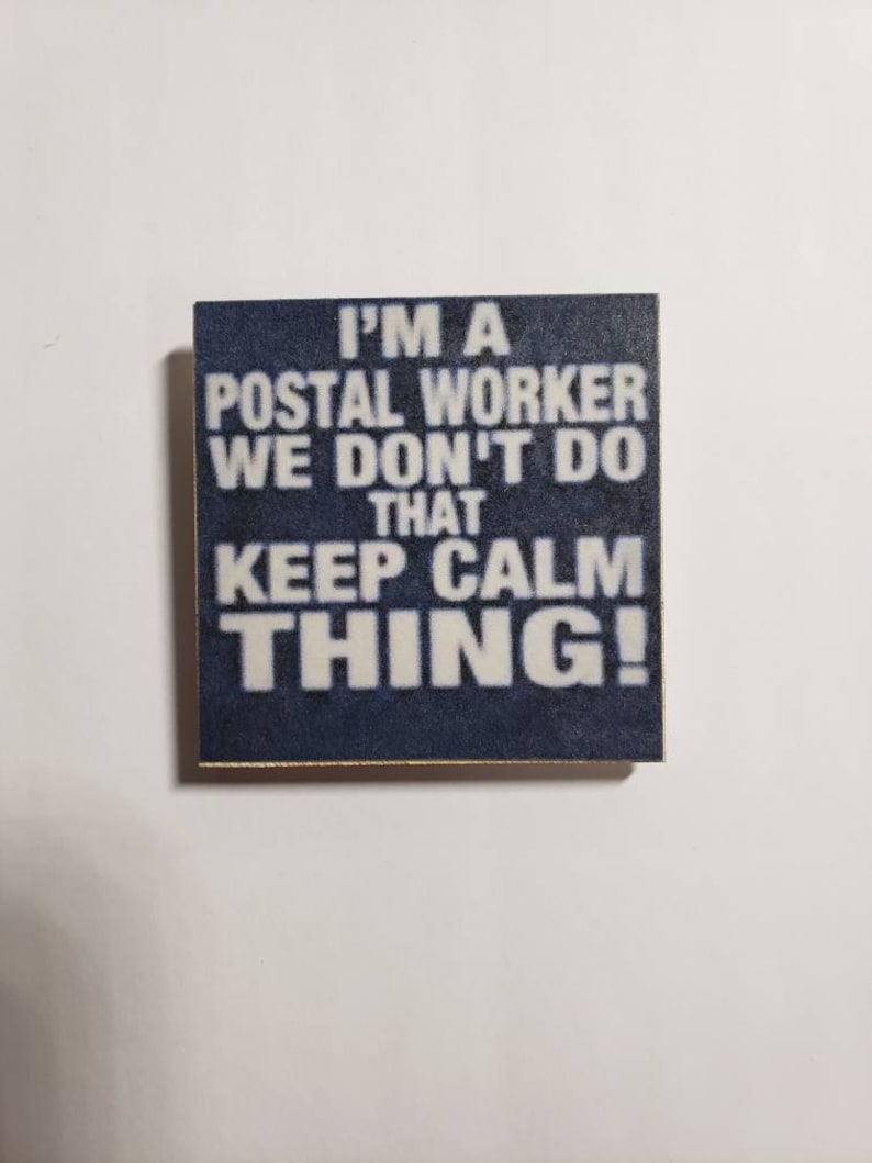 Usps Letter Carrier Postal Carrier Fridge Case 2x2in. Etsy
