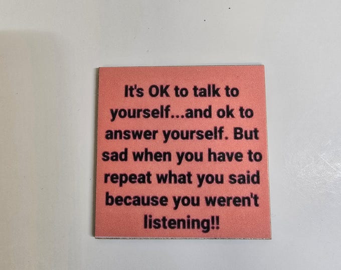 Sarcastic funny fridge magnet