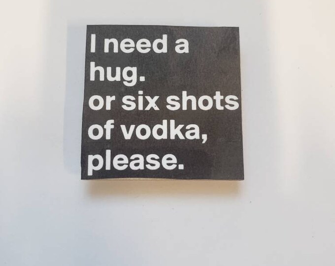 sarcastic funny witty alcohol magnet