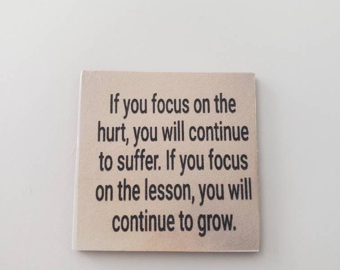 Inspirational positive fridge magnet