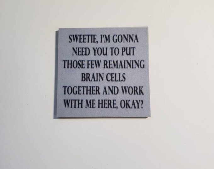 Sarcastic fridge magnet