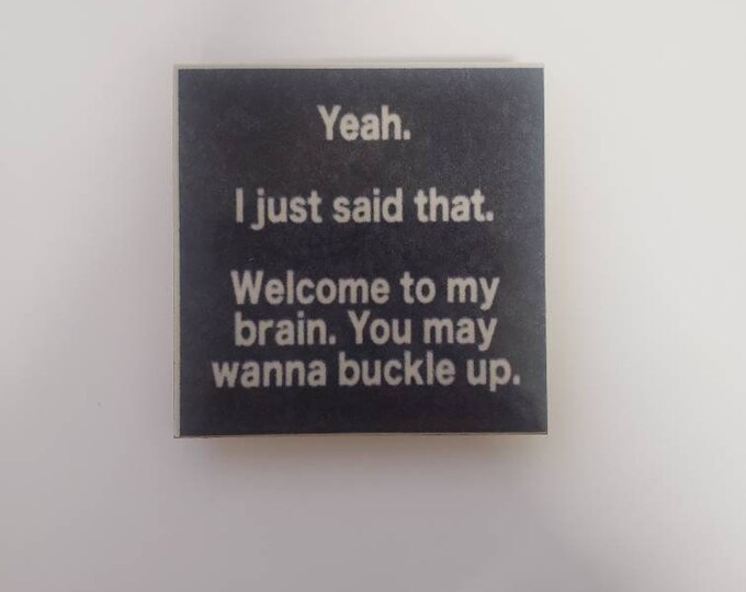 Sarcastic funny fridge magnet